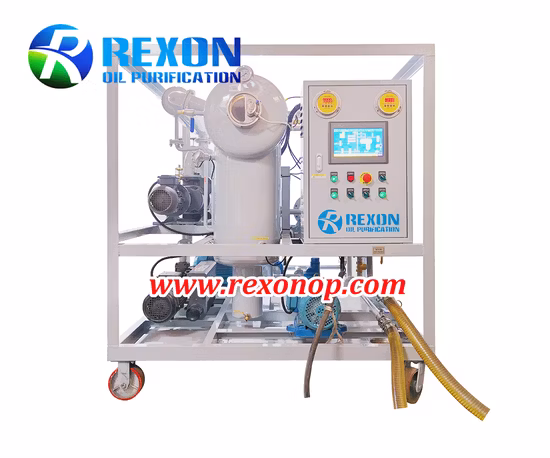 Máquina portátil Motor marino Diesel Centrífugo Combustible pesado Vacío de doble etapa Residuos Sucios Purificar Transformador Lubricante Hidráulico Aislante Purificador de aceite