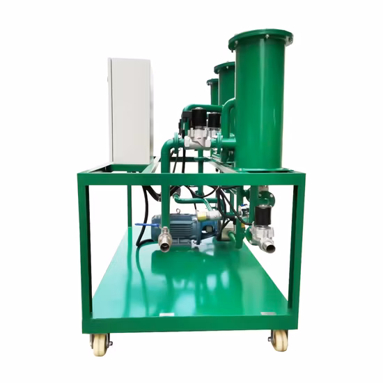 Máquina portátil de filtración de aceite hidráulico con aceite aislante