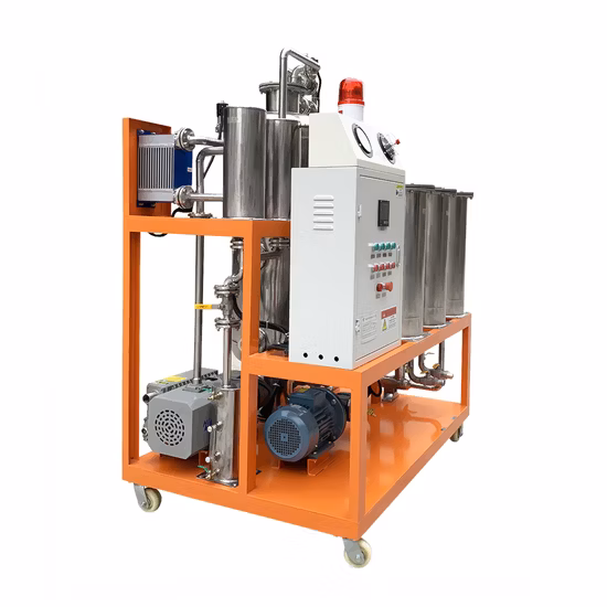 Purificador de aceite de cocina al vacío de acero inoxidable Cop